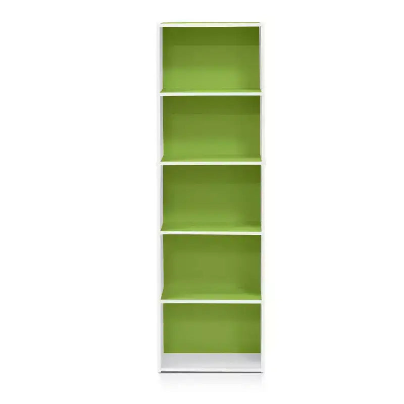 5-Cube Reversible Bookcase, Open Shelf Display Rack, Horizontal or Vertical