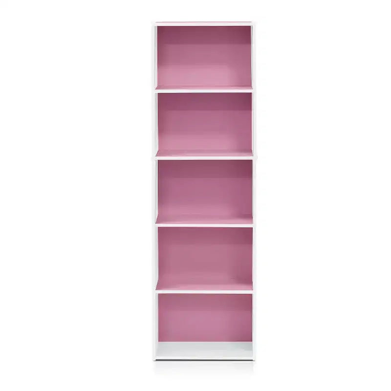 5-Cube Reversible Bookcase, Open Shelf Display Rack, Horizontal or Vertical