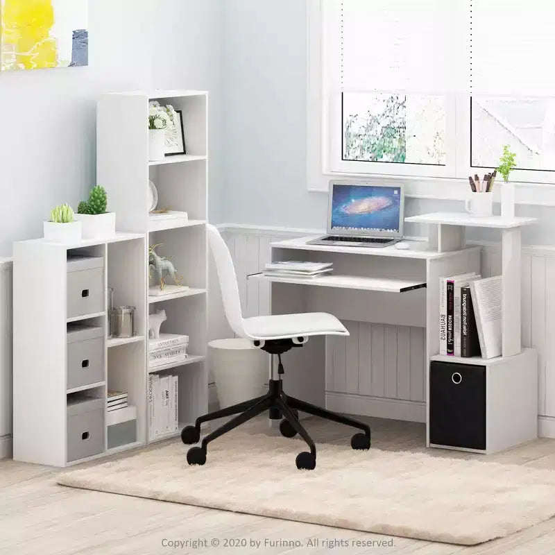 5-Cube Reversible Bookcase, Open Shelf Display Rack, Horizontal or Vertical