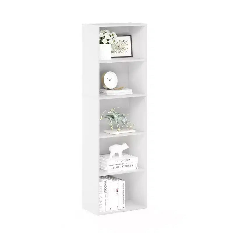 5-Cube Reversible Bookcase, Open Shelf Display Rack, Horizontal or Vertical