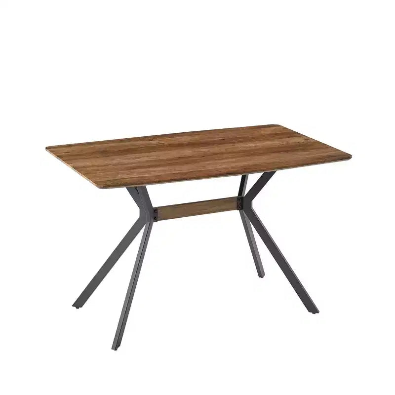 Modern Minimalist Wood Dining Table for Dining Room, Seats 4