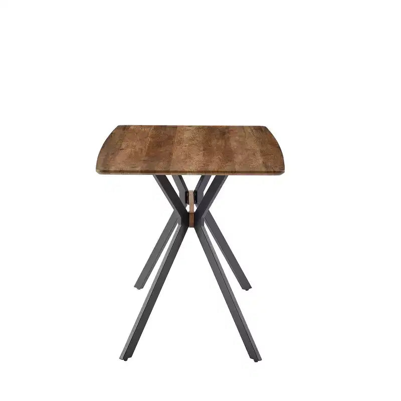 Modern Minimalist Wood Dining Table for Dining Room, Seats 4