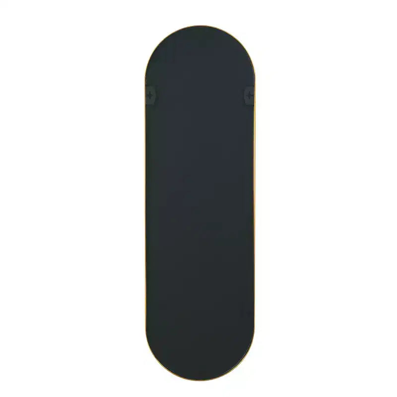 63x20 Inch Pill-Shaped Full-Length Mirror, Shatterproof Design