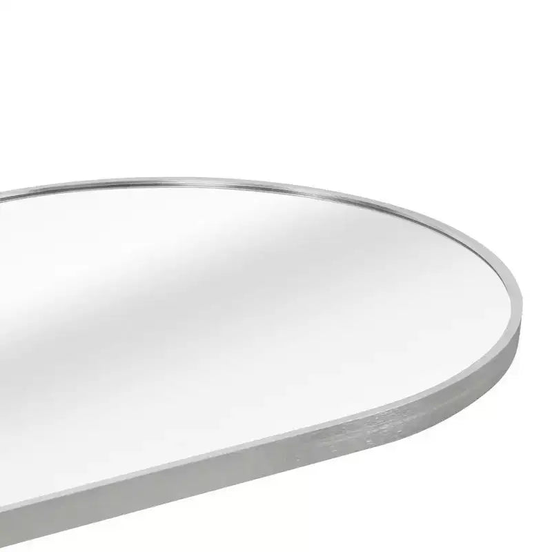 63x20 Inch Pill-Shaped Full-Length Mirror, Shatterproof Design
