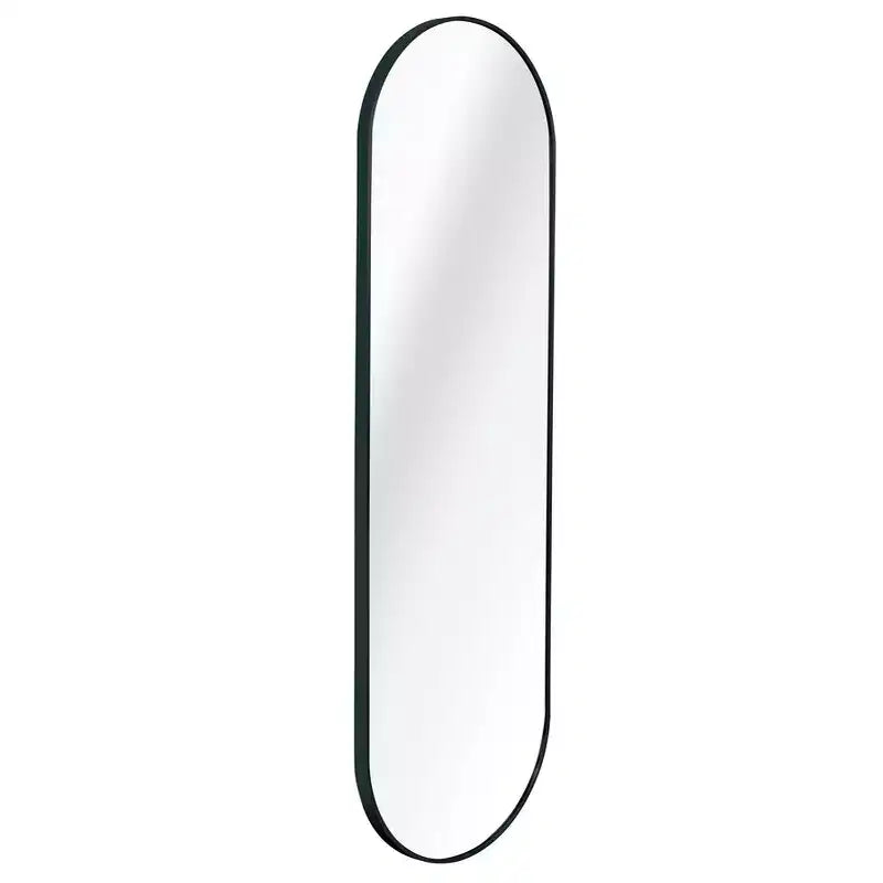 63x20 Inch Pill-Shaped Full-Length Mirror, Shatterproof Design