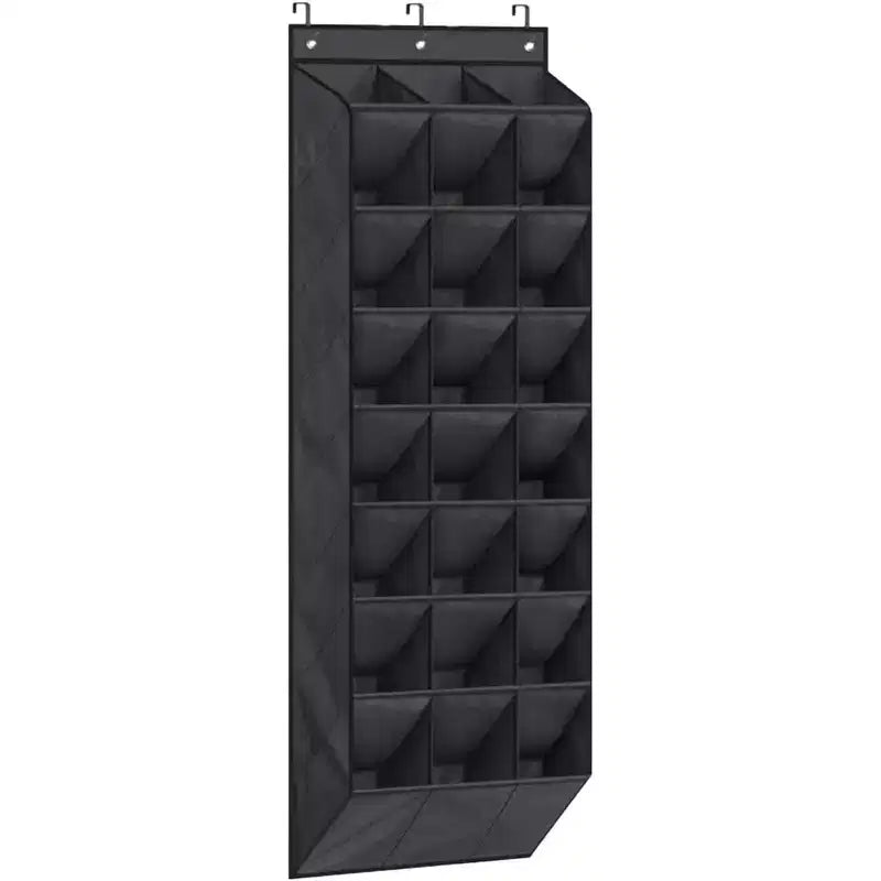 Organizador de zapatos para colgar en la puerta del armario, estante colgante con 24 bolsillos grandes y profundos para guardar zapatillas
