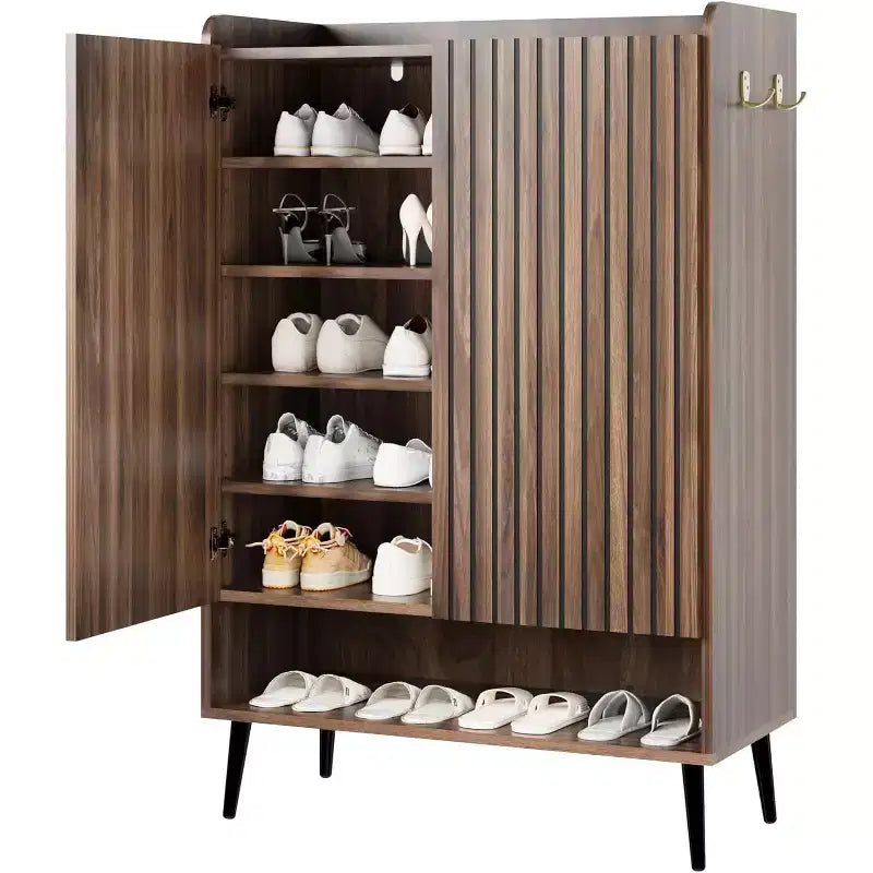 Shoe CabinetLarge Shoe Cabinet with 3 Doors,Adjustable Shelves, Shoe Organizer with Doors for Hallway, Entryway, Living Room